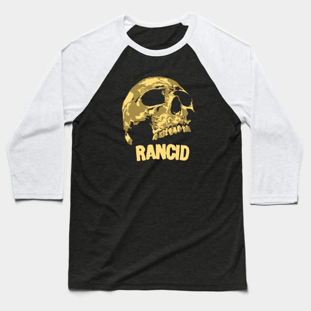 Rancid Skull Baseball T-Shirt by ilrokery